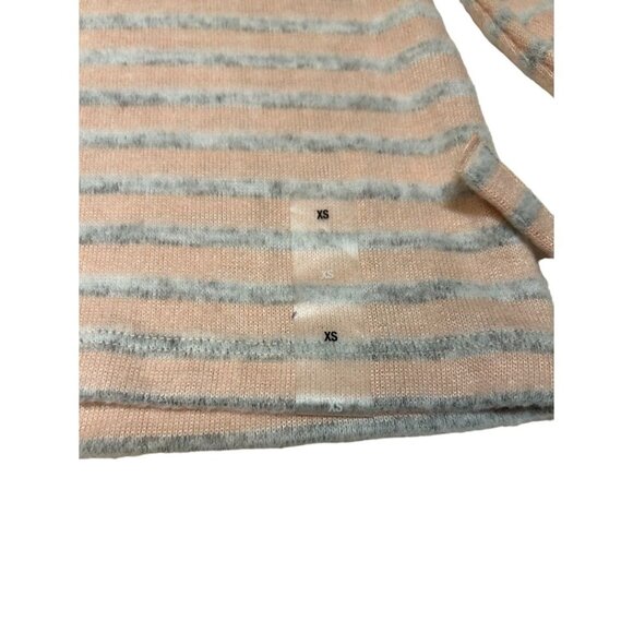 Ana‎ XS Striped Long Sleeve Top With Tie Cuffs Polyester & Spandex NEW - Picture 5 of 5